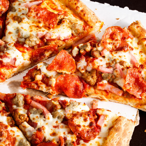 Handmade pizza dough